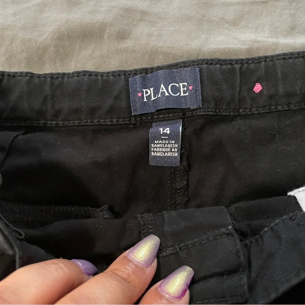 Bundle of 2 children’s place school uniform pants girls sz 14 - Picture 4 of 7